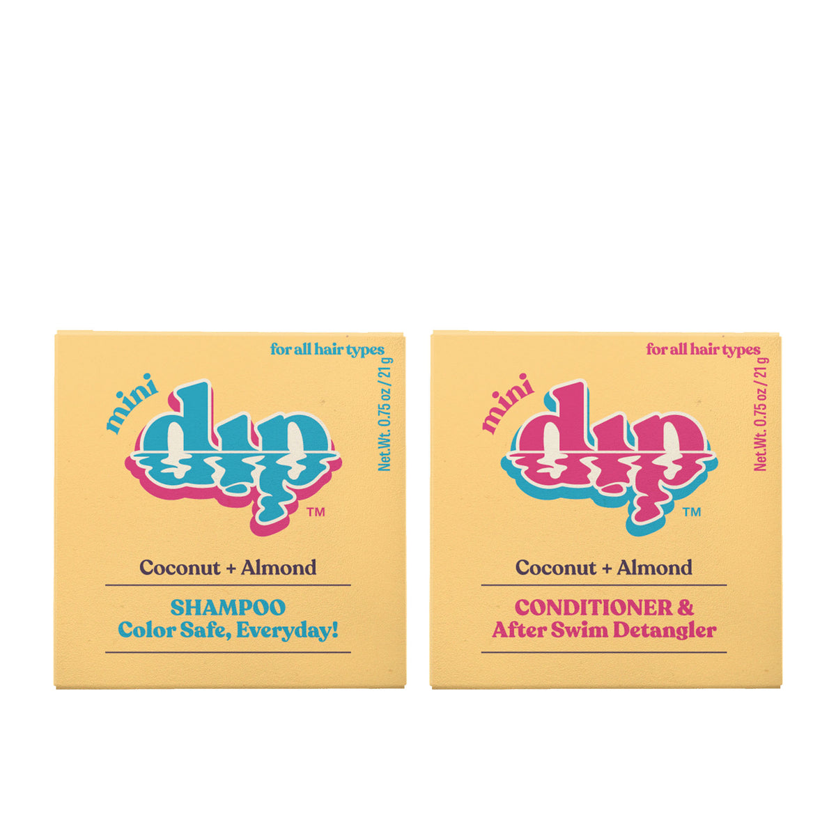 Double Dip Mini - Shampoo & Conditioner Bar Duo